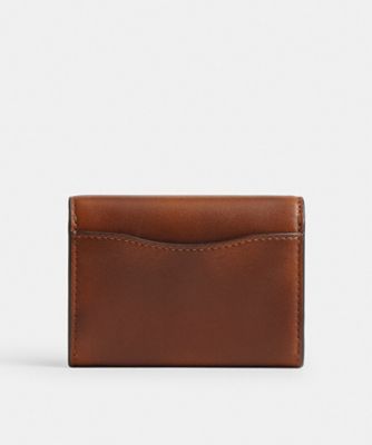 エッセンシャル フラップ カード ケース・ラブド レザー | COACH
